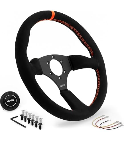 Amazon.com: DND Performance Interior's Full Color Suede Race Wheel